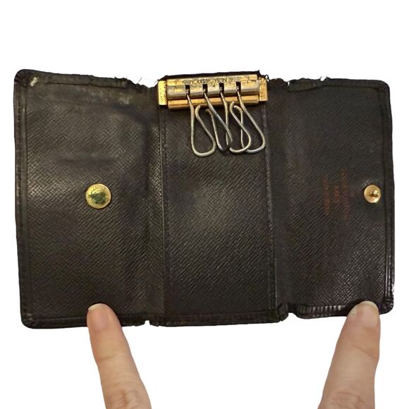 Louis Vuitton Black Epi 4 Key Holder Wallet - Picture 5 of 7